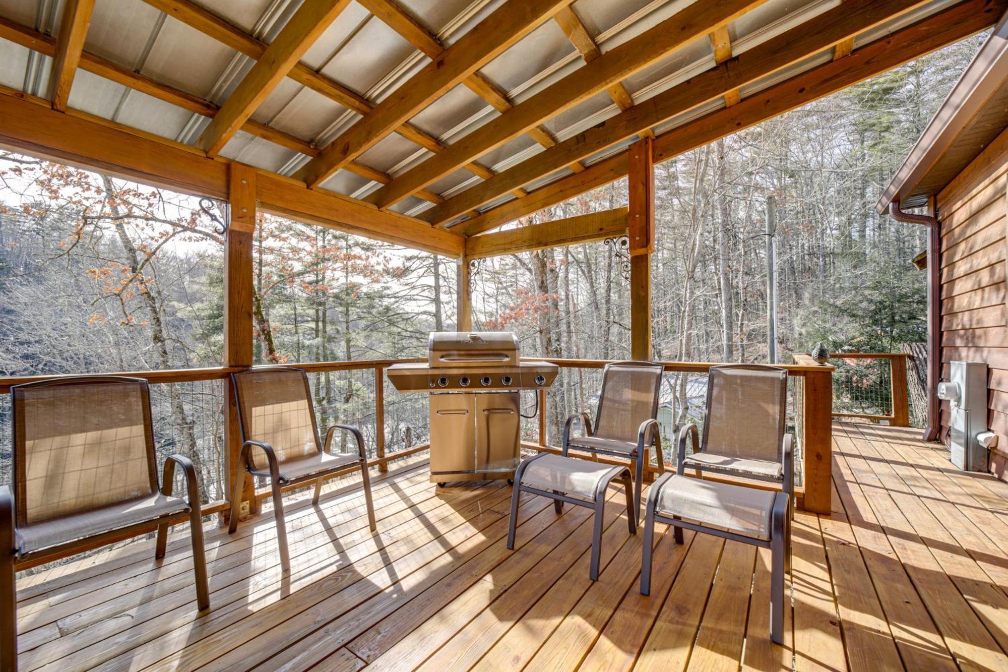 Lakeside Cashiers Cabin With Private Boat Dock! Cullowhee Exterior photo